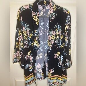 Roz & Ali Multi-color Women's Blazer SZ 1X